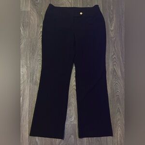 Anne Klein Black Flare Dress Pants